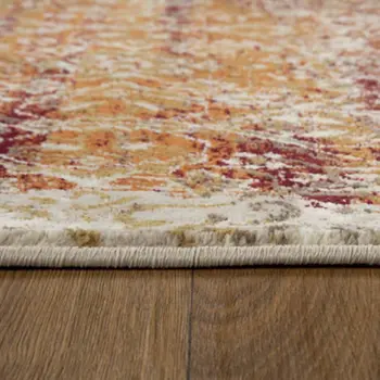 5' X 8' Rust Oriental Area Rug