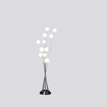 46" Chrome Multi Light LED Novelty Floor Lamp