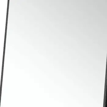 71" Black Metal Framed Leaning or Hanging Full Length Mirror