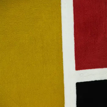 20" Mustard Yellow and Black Cotton Throw Pillow