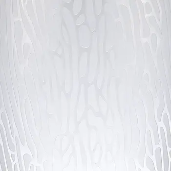 12" Clear and Frosted Abstract Oval Crystal Table Vase