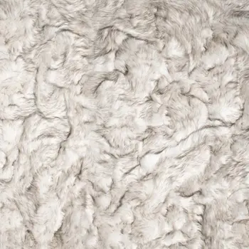 5' X 8' Chocolate Faux Fur Ombre Non Skid Area Rug