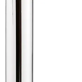 24" Cream And Silver Iron Swivel Adjustable Height Bar Chair