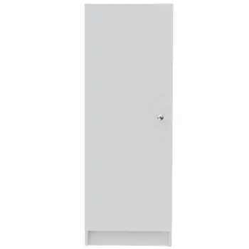 47" White Wood Pantry Or Storage Closet