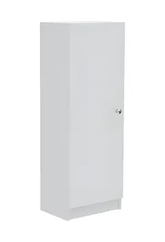 47" White Wood Pantry Or Storage Closet