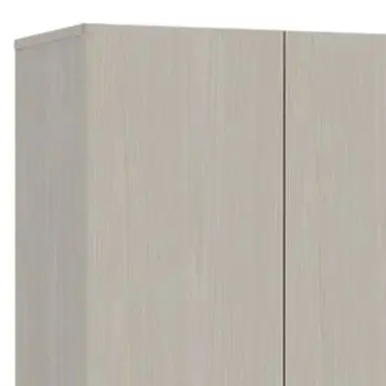 71" Light Gray Wood Pantry Or Storage Closet