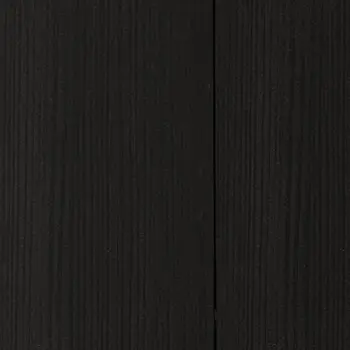59" Black Wood Wall mounted Accent Cabinet With Five Shelves