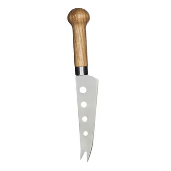 Natural Wood And Stainless Steel Lux Cheese Knife