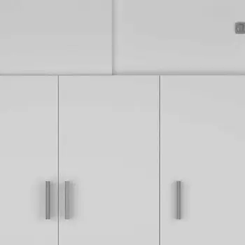 47" White Two Drawer Combo Dresser