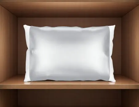Silver Silk Open Ended Pillowcase