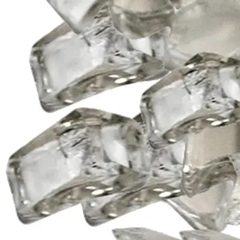 Clear Round Reflective Fire Pit Glass