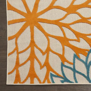 3' X 5' Green And Ivory Indoor Outdoor Area Rug