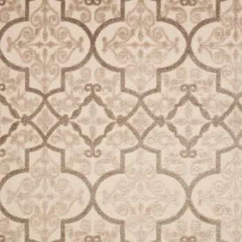 10' X 13' Cream Indoor Outdoor Area Rug