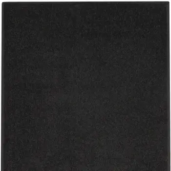 6' Black Indoor Outdoor Runner Rug