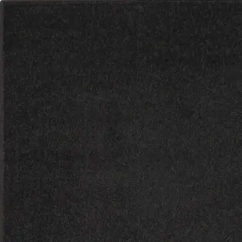 10' Black Indoor Outdoor Runner Rug