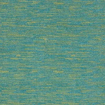 6' X 9' Blue And Green Indoor Outdoor Area Rug