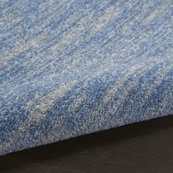 10' X 14' Blue And Gray Indoor Outdoor Area Rug