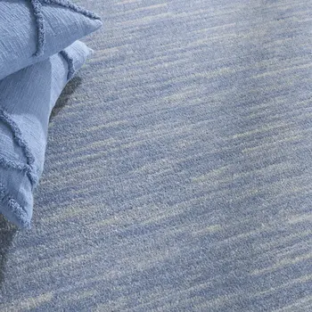 10' X 14' Blue And Gray Indoor Outdoor Area Rug