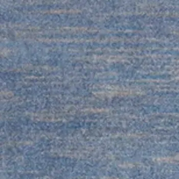 10' Blue And Gray Indoor Outdoor Runner Rug
