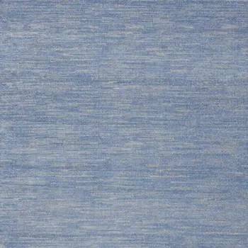 9' Blue And Gray Indoor Outdoor Area Rug