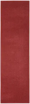 2' X 8' Brick Red Non Skid Indoor Outdoor Runner Rug