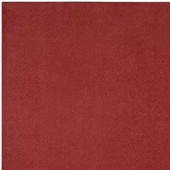 7' X 10' Brick Red Stain Resistant Indoor Outdoor Area Rug