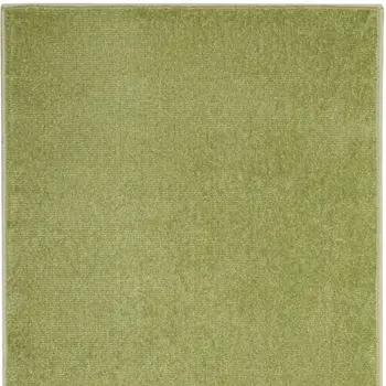 10' Green Indoor Outdoor Runner Rug