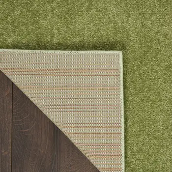 8' Green Indoor Outdoor Runner Rug