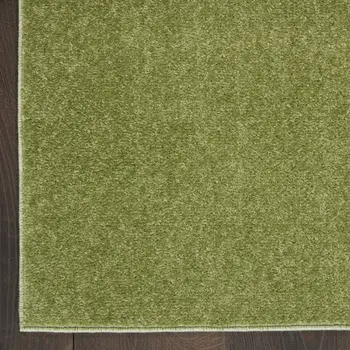 8' Green Indoor Outdoor Runner Rug