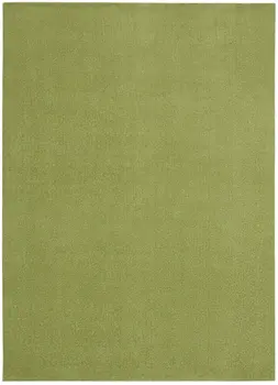 4' X 6' Green Indoor Outdoor Runner Rug