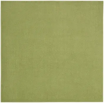 7' Green Square Indoor Outdoor Area Rug