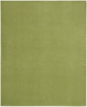 7' X 10' Green Indoor Outdoor Area Rug