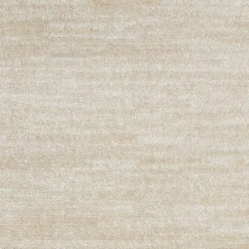 6' Beige And Ivory Indoor Outdoor Runner Rug