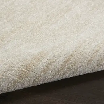 2' X 10' Ivory And Beige Non Skid Indoor Outdoor Runner Rug