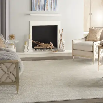 7' X 10' Beige And Ivory Indoor Outdoor Area Rug