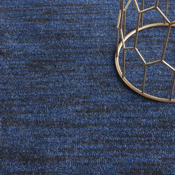 4' X 6' Midnight Blue Stain Resistant Indoor Outdoor Area Rug