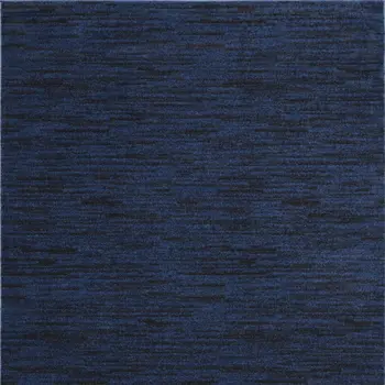 6' X 9' Midnight Blue Indoor Outdoor Area Rug
