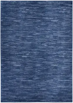 6' X 9' Blue Indoor Outdoor Area Rug