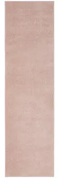 8' Pink Indoor Outdoor Runner Rug