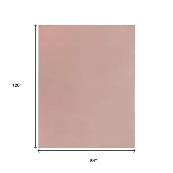 7' X 10' Pink Indoor Outdoor Area Rug