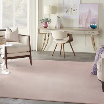 7' X 10' Pink Indoor Outdoor Area Rug