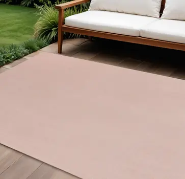 8' X 10' Pink Indoor Outdoor Area Rug