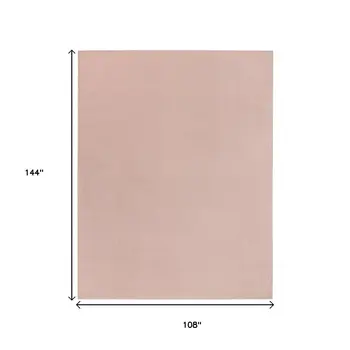 9' X 12' Pink Indoor Outdoor Area Rug