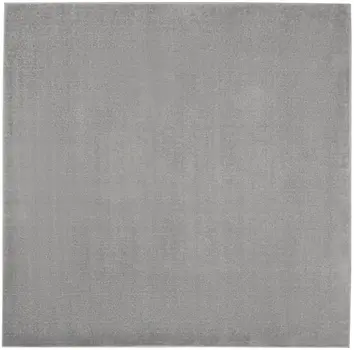 7' Gray Square Indoor Outdoor Area Rug