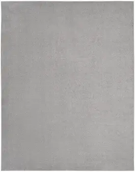 8' X 10' Gray Indoor Outdoor Area Rug
