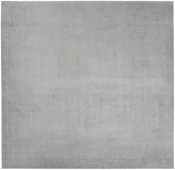 9' Gray Square Indoor Outdoor Area Rug