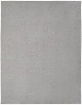 9' X 12' Gray Indoor Outdoor Area Rug