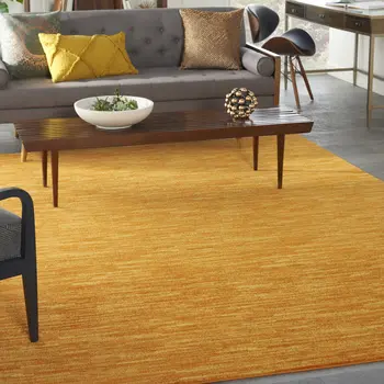 8' X 10' Orange Indoor Outdoor Area Rug