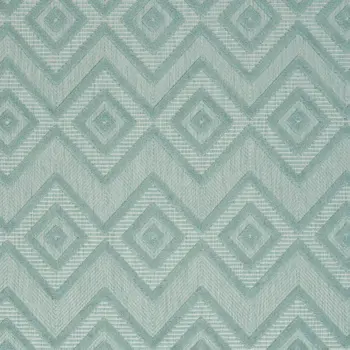 5' X 7' Aqua Indoor Outdoor Area Rug