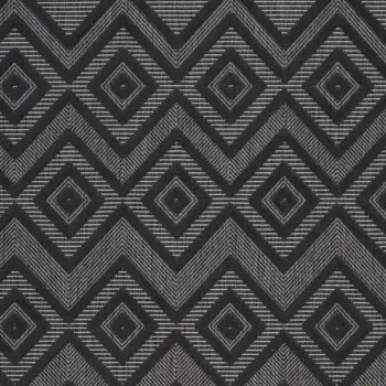 6' X 9' Charcoal Indoor Outdoor Area Rug